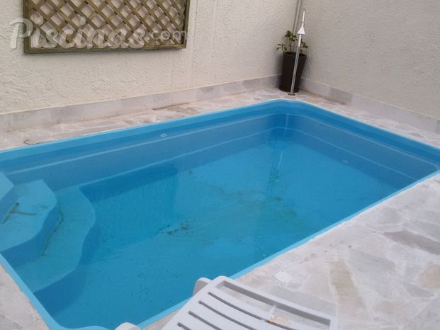 Piscina de fibra