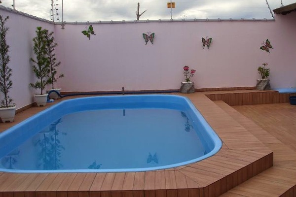 Tamanho ideal para piscina num espaço de 3x5m